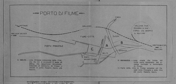 Il porto di Fiume. Note esplicative